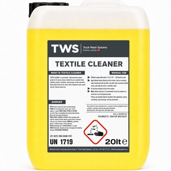 Salona tīrīšanas līdzeklis TWS TEXTILE CLEANER 20l